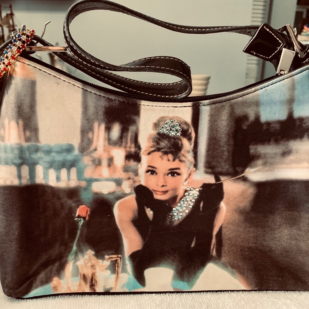 Audrey Hepburn rhinestones bag